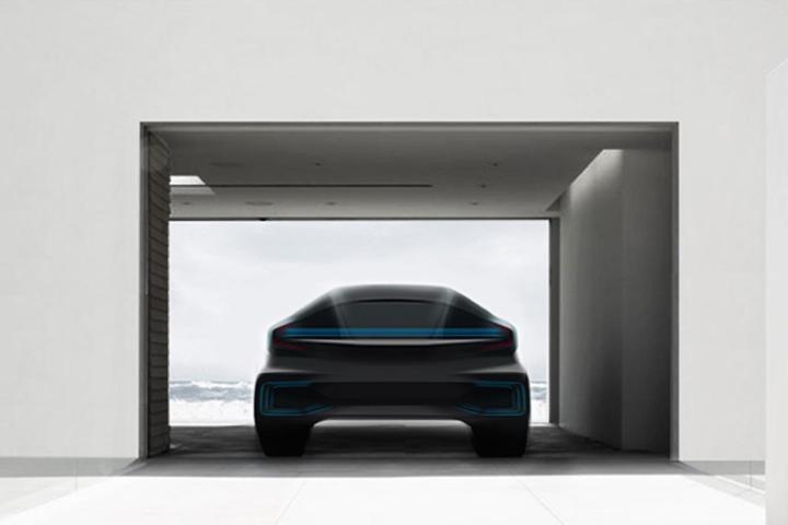 Faraday Future electric car teaser