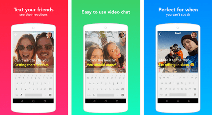 yahoo livetext cross between snapchat periscope e novo app de mensagens instantaneas do