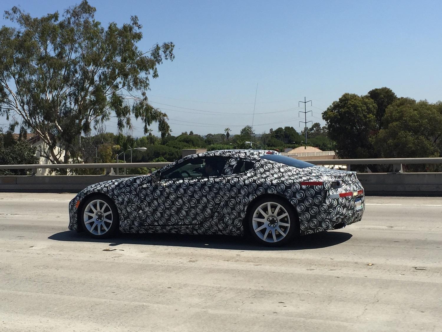 2017 Lexus LC spy shot