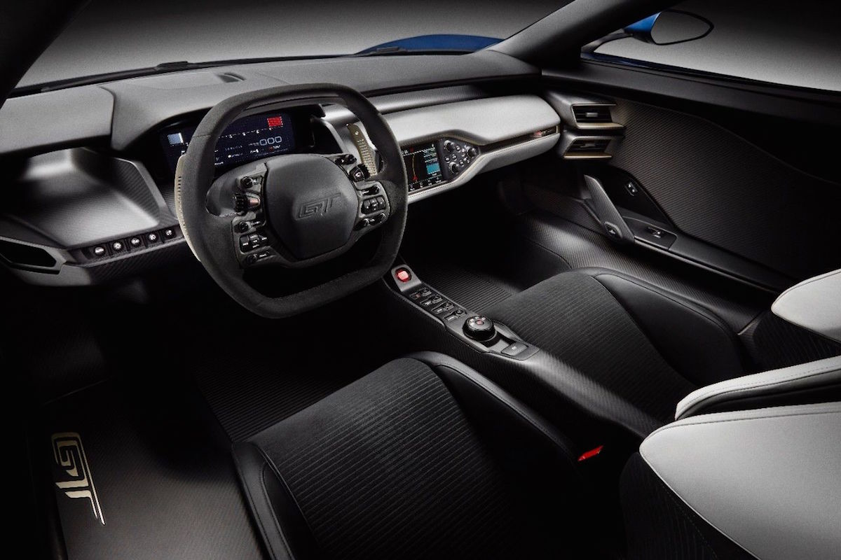 New Ford GT interior