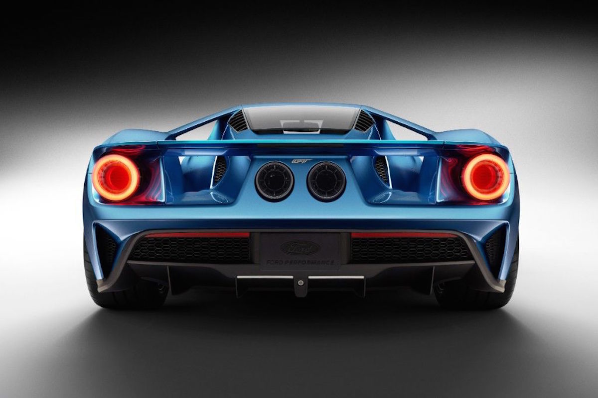 New Ford GT rear