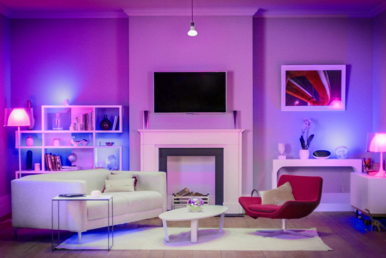 smart lights can elevate your mood when working from home philips hue connected bulb starter pack 8
