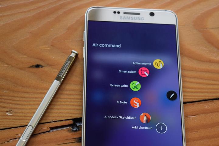 Samsung Galaxy Note 5 review stylus macro