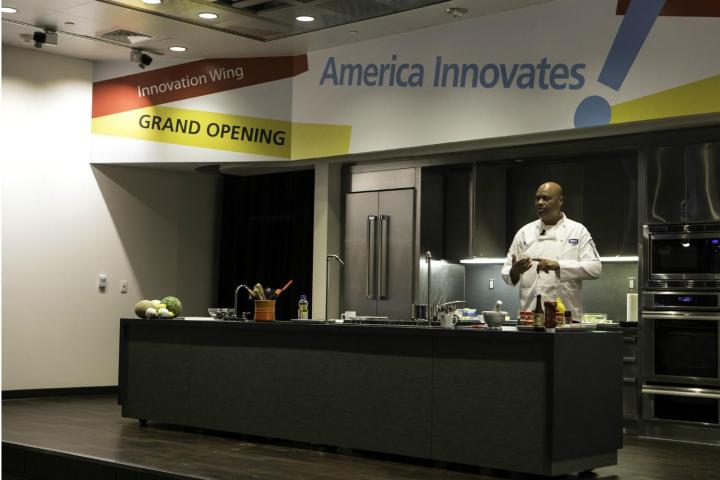 the smithsonian demo kitchen mixes food and history chef curtis aikens