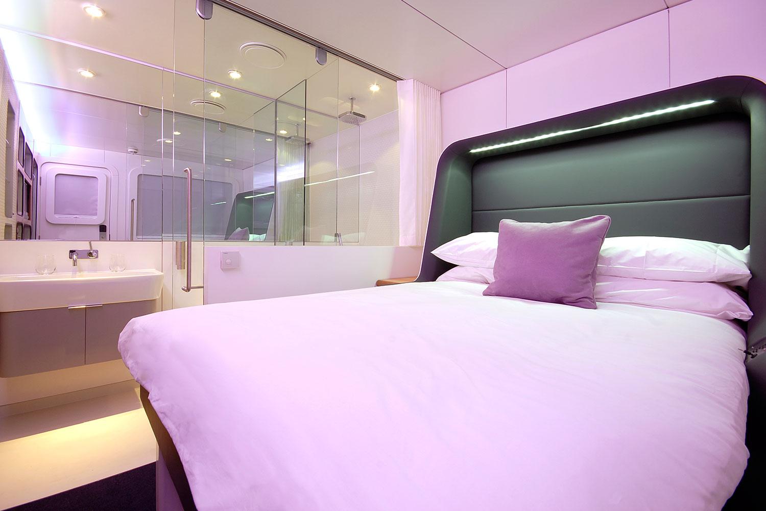 best airports for layovers yotel hotel amsterdam airport schiphol premium cabin copy