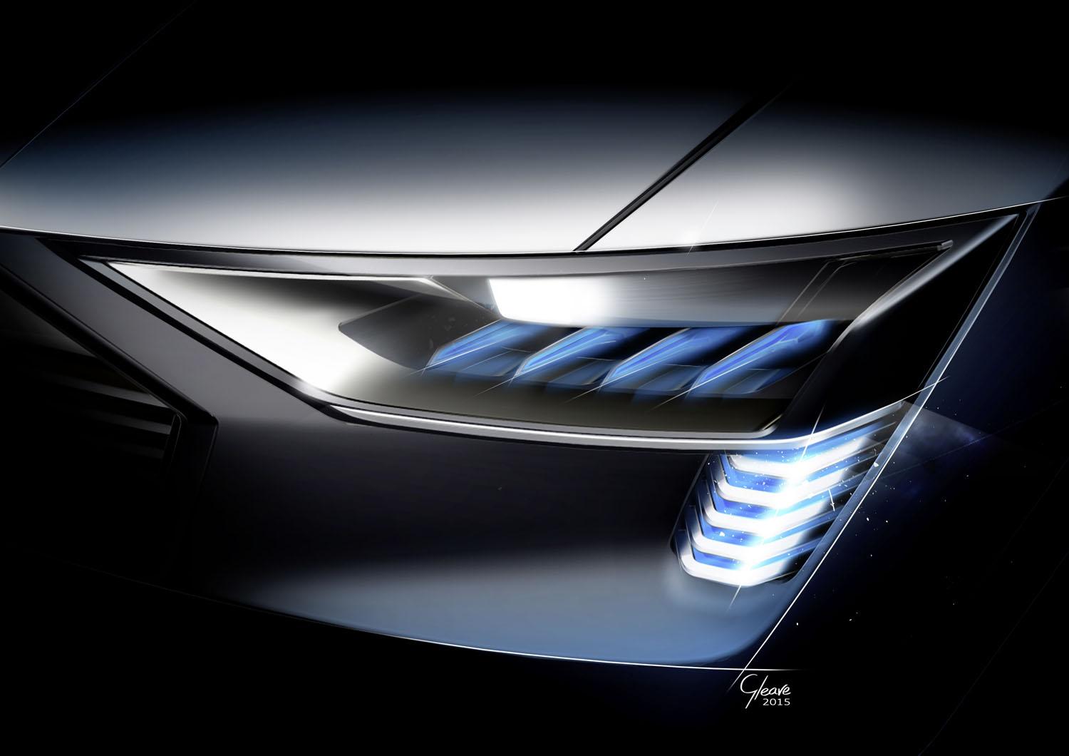 Audi e-tron quattro concept sketch