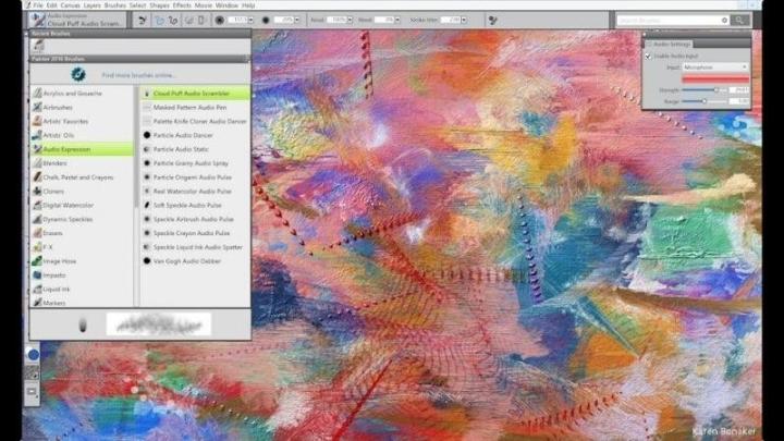 corel adds new brushes performance boost to painter 2016 illustration software audio expression brush