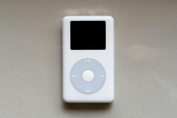 ipods demoted from table display to wall racks ipod classic