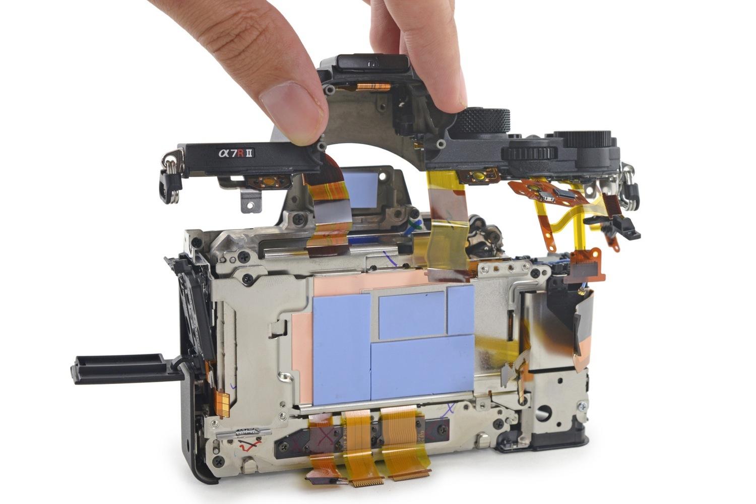 ifixit tears apart sony a7r ii camera calls it mighty feat of engineering a7rii teardown 1