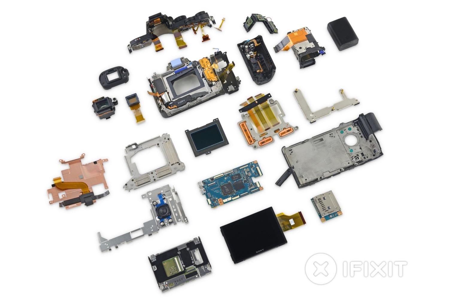 ifixit tears apart sony a7r ii camera calls it mighty feat of engineering a7rii teardown 2