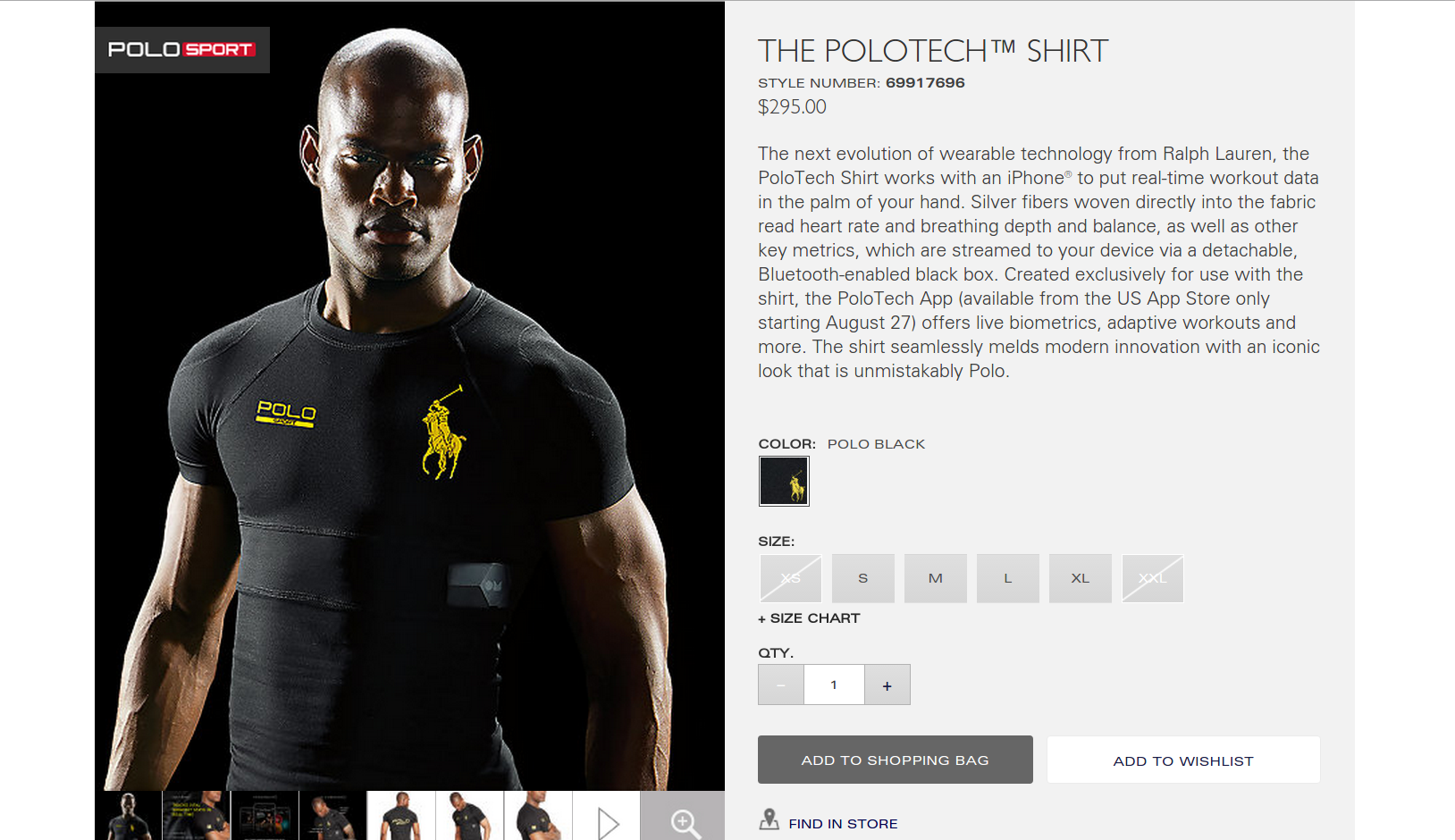 Ralph Lauren Unveils PoloTech Smart Shirt | Digital Trends