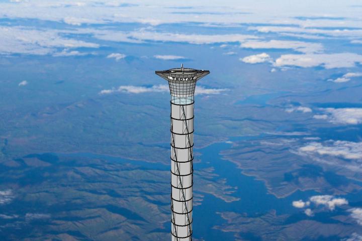 thoth inflatable space elevator 2015
