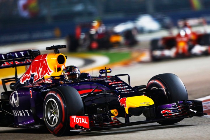 Red Bull Racing at 2014 Singapore GP
