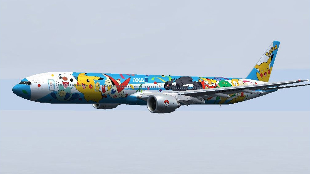 best airplane paint jobs ana pokemon