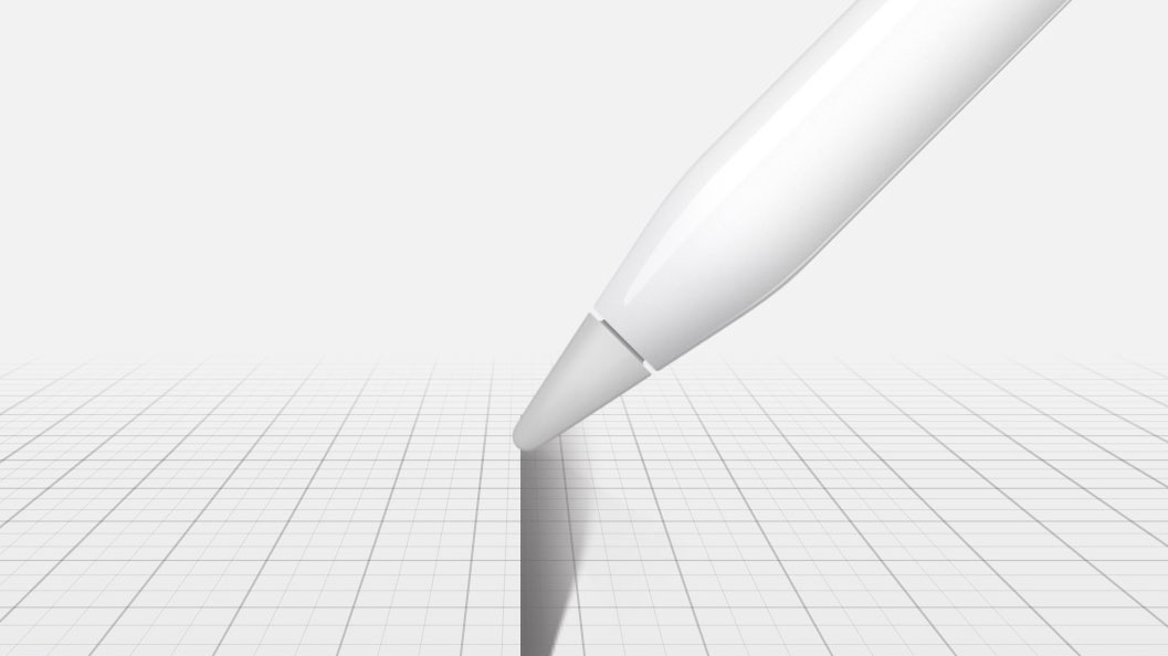 apple ipad pro pencil for artists add shading with a tilt of the hand