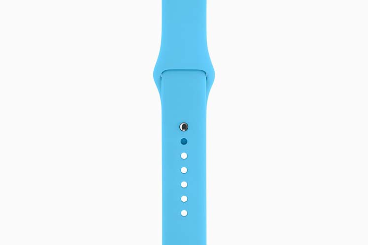 apple watch bands hermes product red news sport band blue 201509