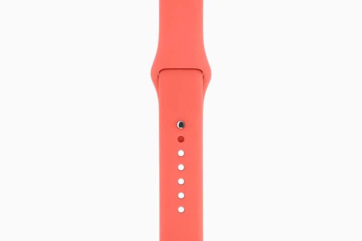 apple watch bands hermes product red news sport band pink 201509
