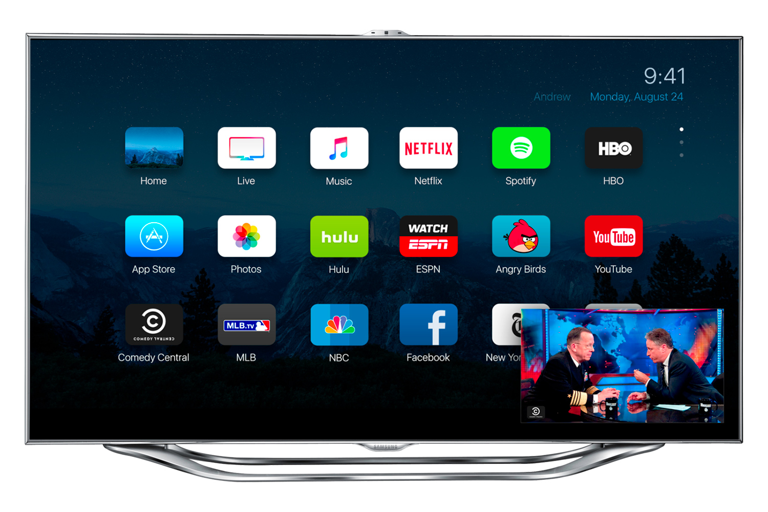 apple tv ios 9 concept appletv pip samsung es8000 front