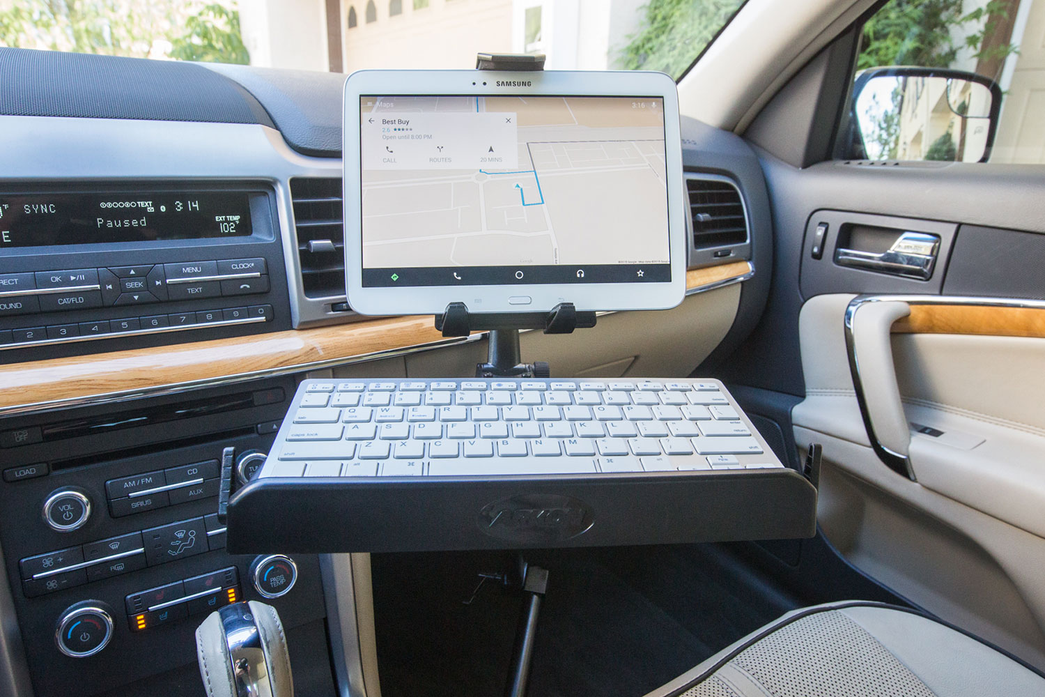 arkon automotive phone and tablet mounts hands on review tcmhd001 keyboard tray