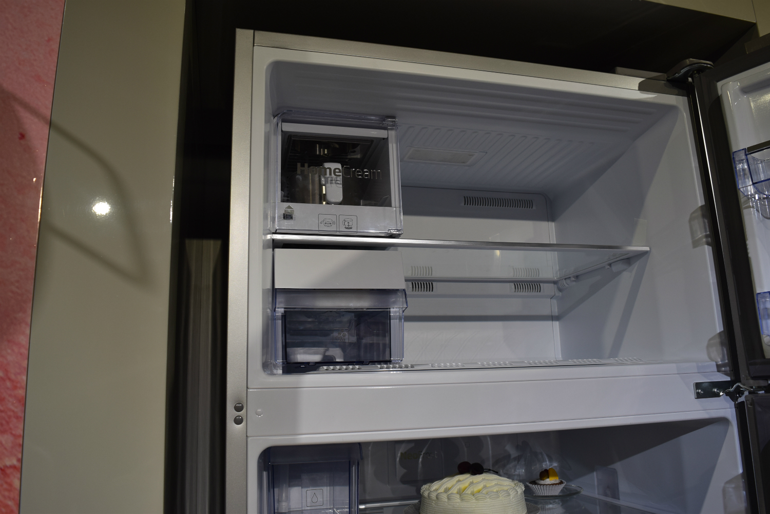 bekos homecream fridge has a built in ice cream maker beko 5