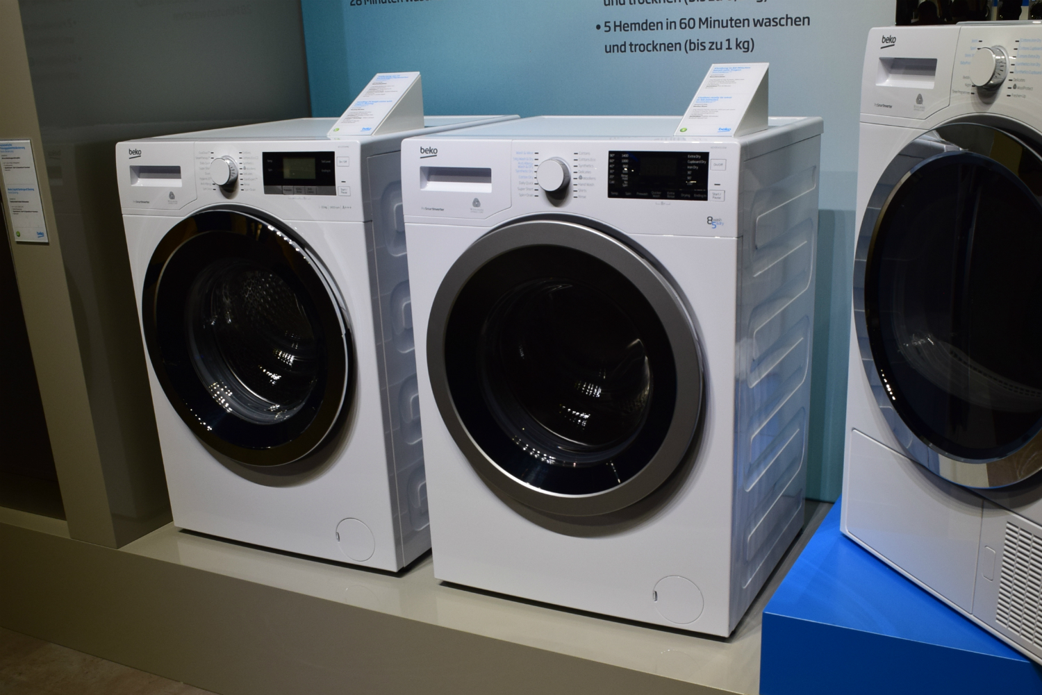 cool washers and dryers from ifa 2015 beko washer dryer