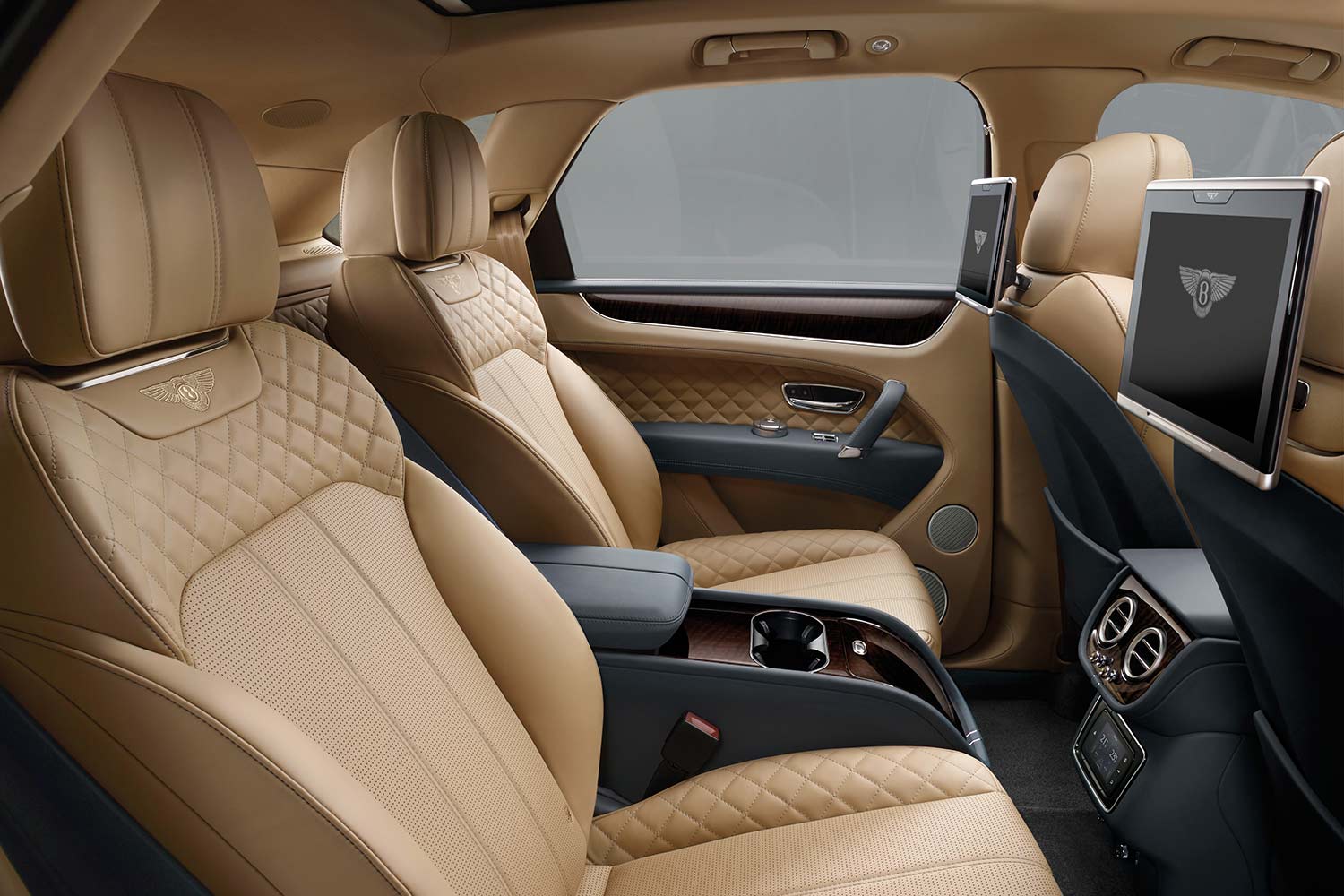 bentley says its bentayga suv can do it all but will customers bite  rear cabin a