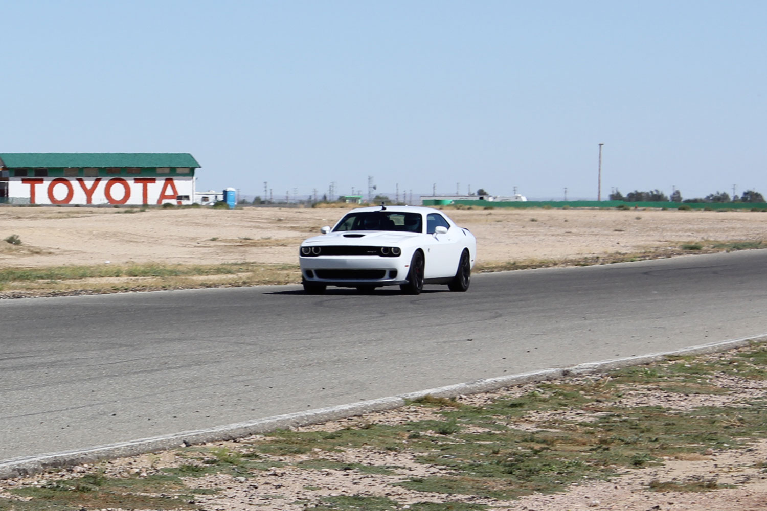 2015 dodge charger challenger srt hellcats track review and hellcat on front 3
