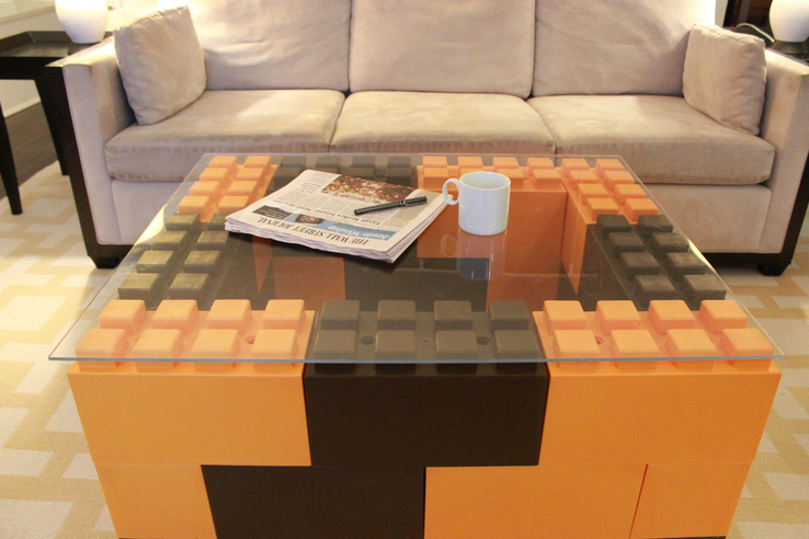 everblock makes life sized legos for furniture building lego coffee table