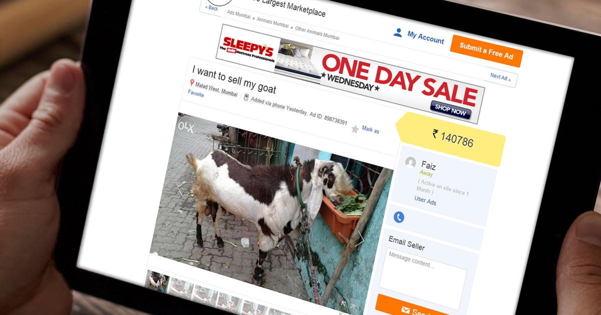 E-Commerce In India Now Includes Goat Sales