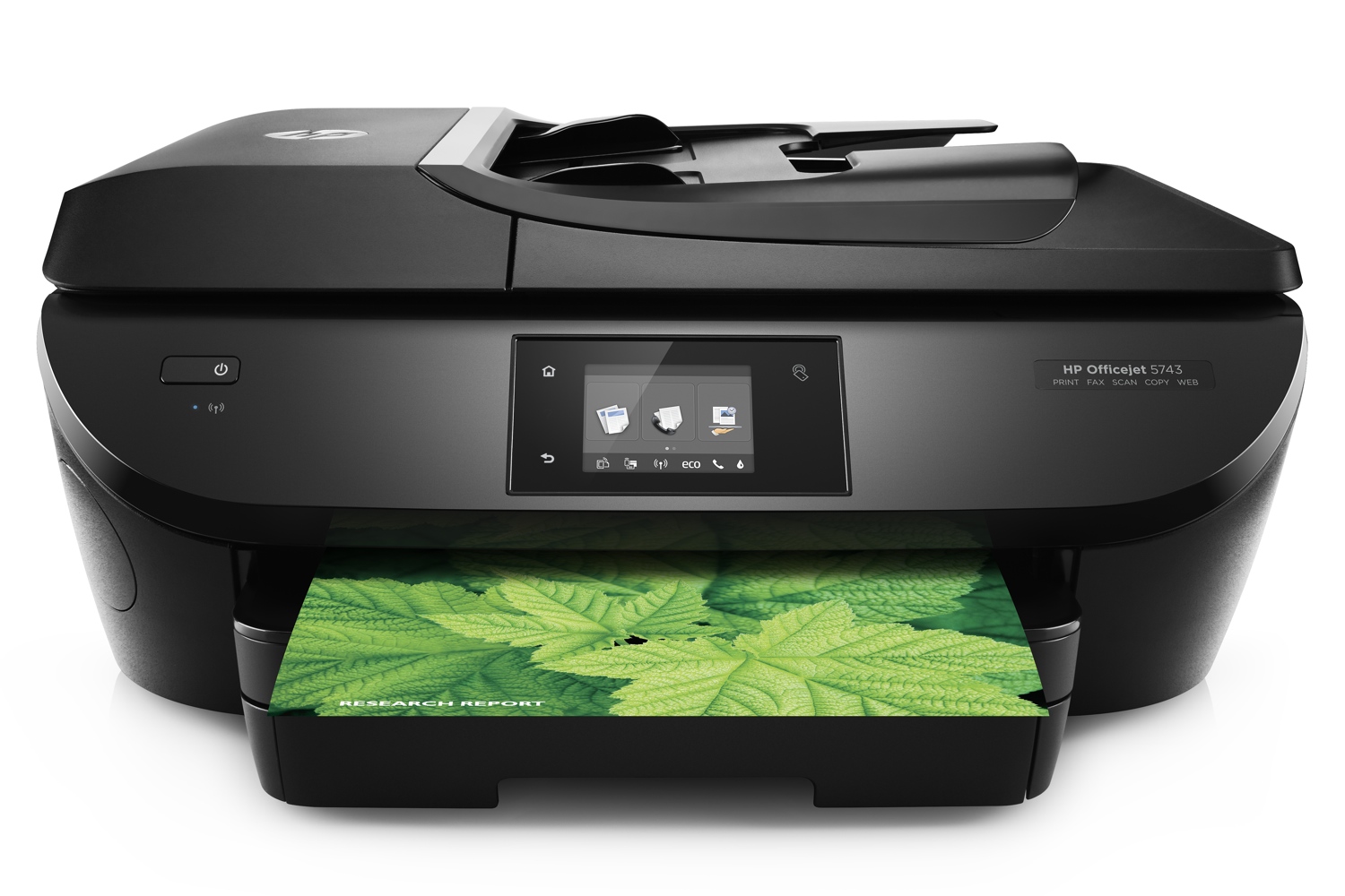 hp puts spotlight on instant ink refill program with new inkjet printers officejet 5743 product