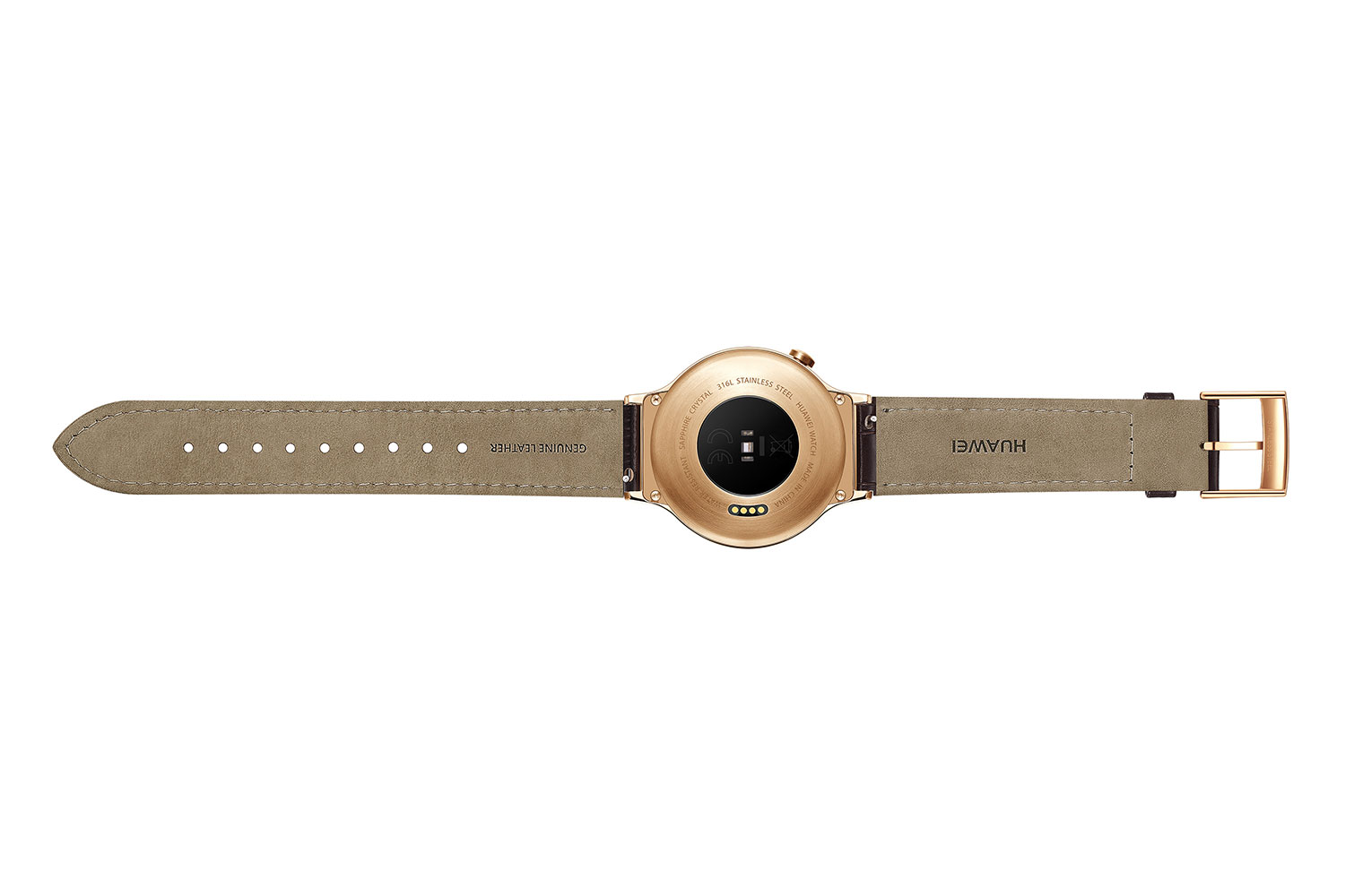 huawei watch news gold leather back