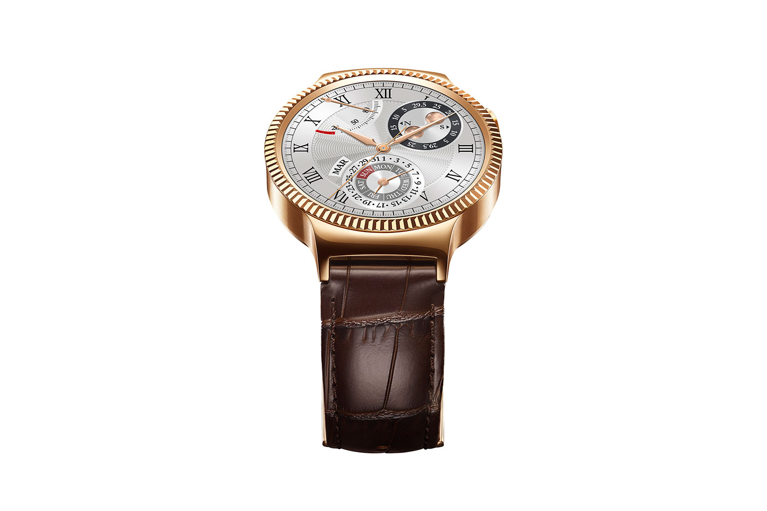 huawei watch news gold leather elevation