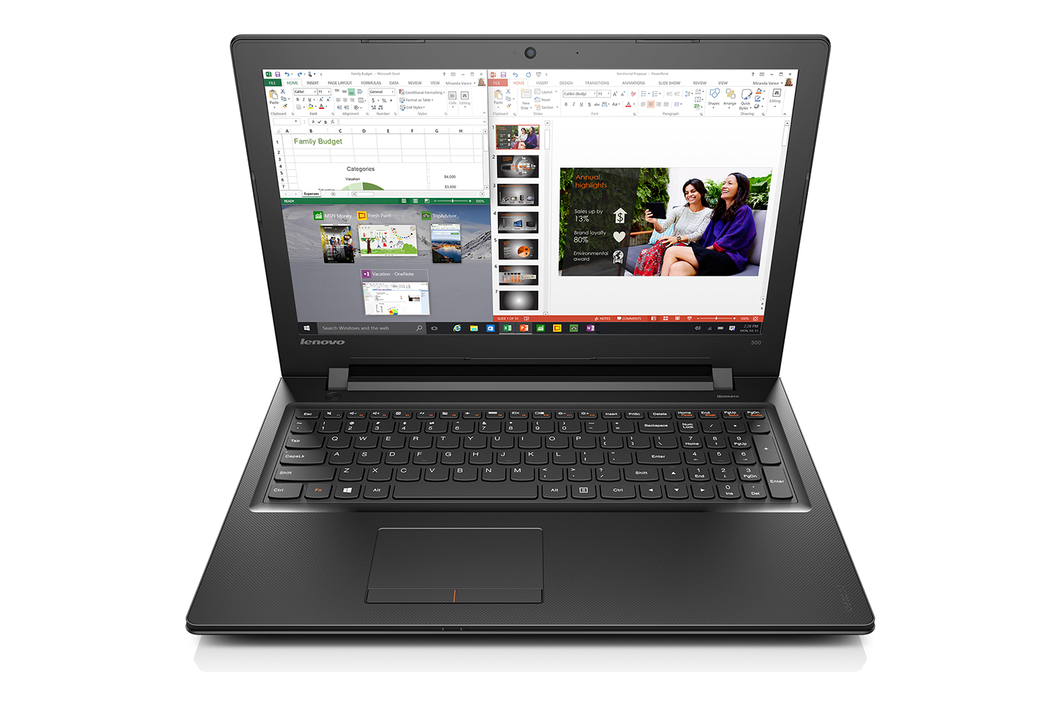 need a new computer lenovo rolls out massive update to laptop convertible and aio lines ideapad 300 15 black texture 05