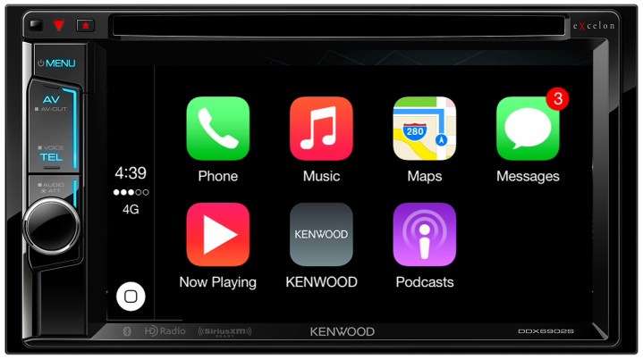 Kenwood Apple CarPlay receiver