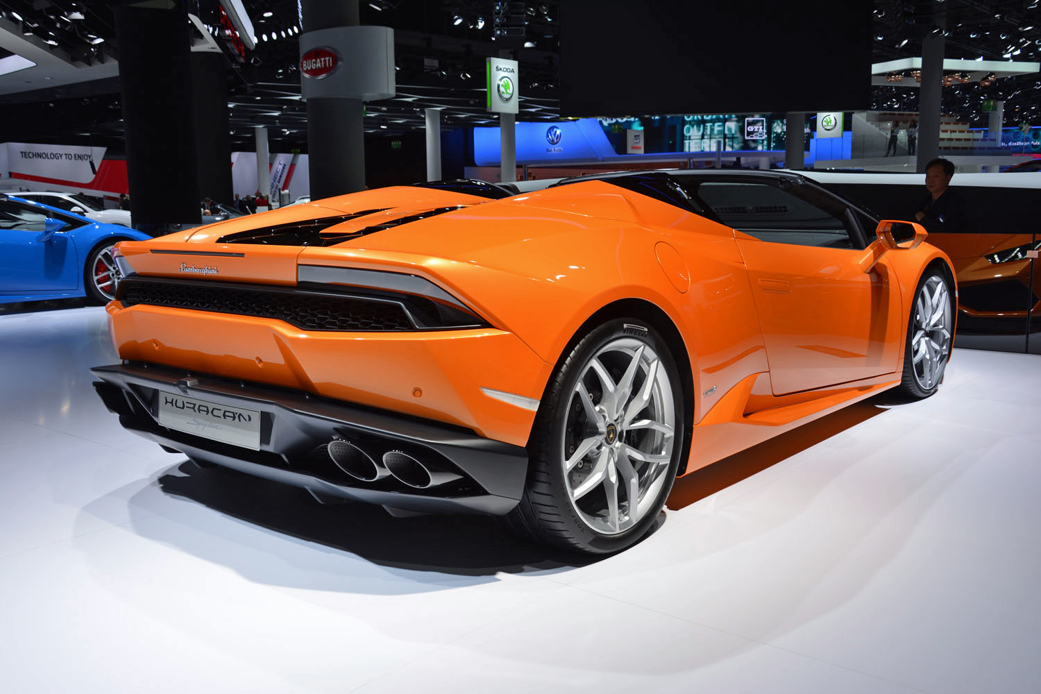 the top 10 best cars from frankfurt motor show lambohuracanspyderfrankfurt lamborghini huracan spyder 8