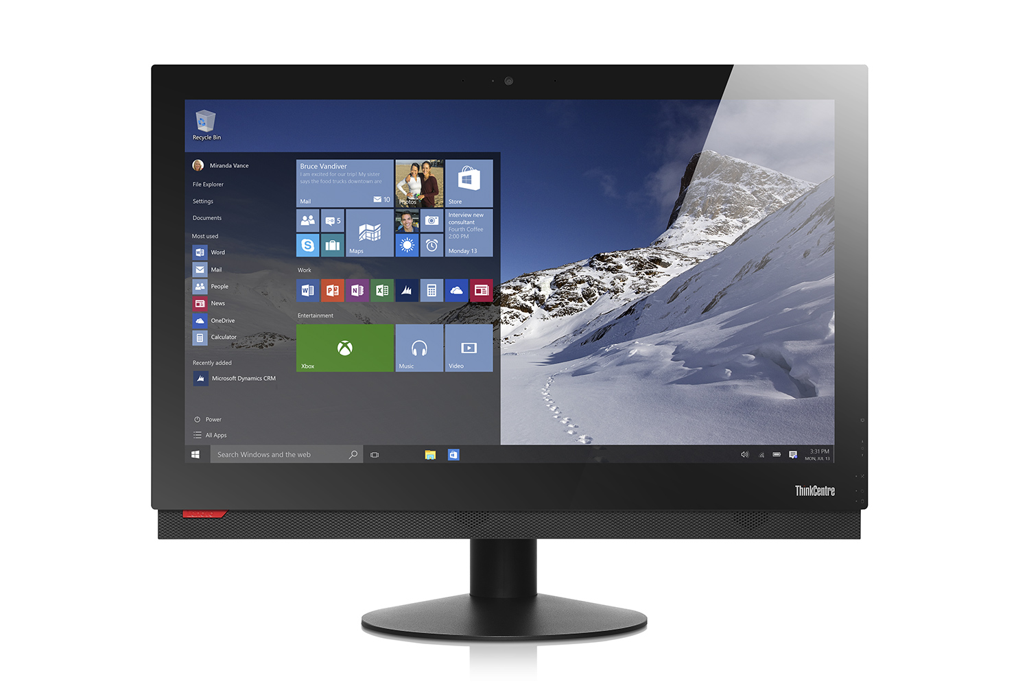 lenovo announces new thinkpad yoga convertibles enterprise desktops m900z touch front