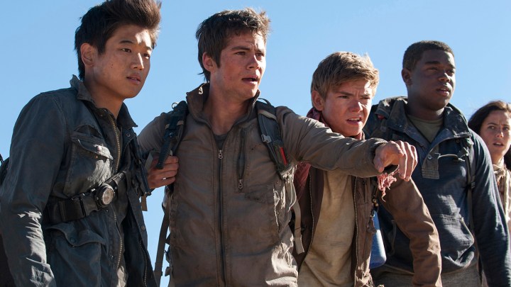 The cast of Maze Runner: The Scorch Trials.