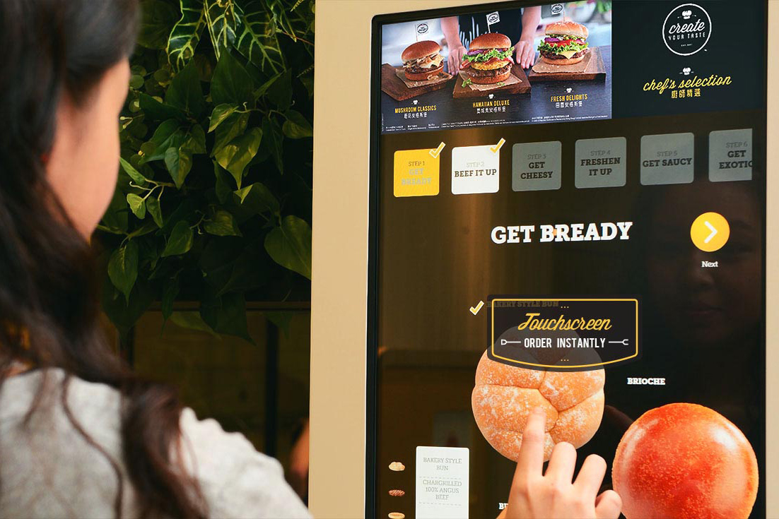 worlds high tech restaurants mcdonalds create your taste kiosks 7