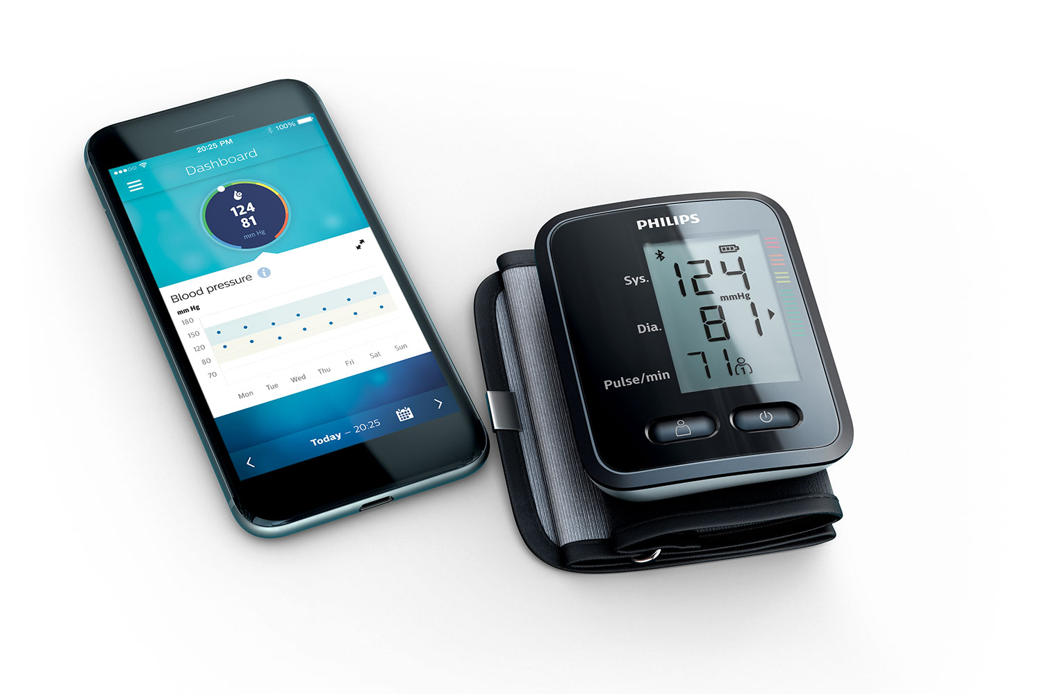 Philips arm blood pressure monitor