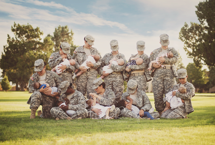 breastfeeding military moms viral photo screen shot 2015 09 14 at 4 26 10 pm