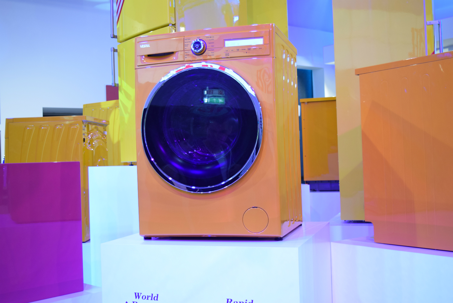 cool washers and dryers from ifa 2015 vestel orange washer
