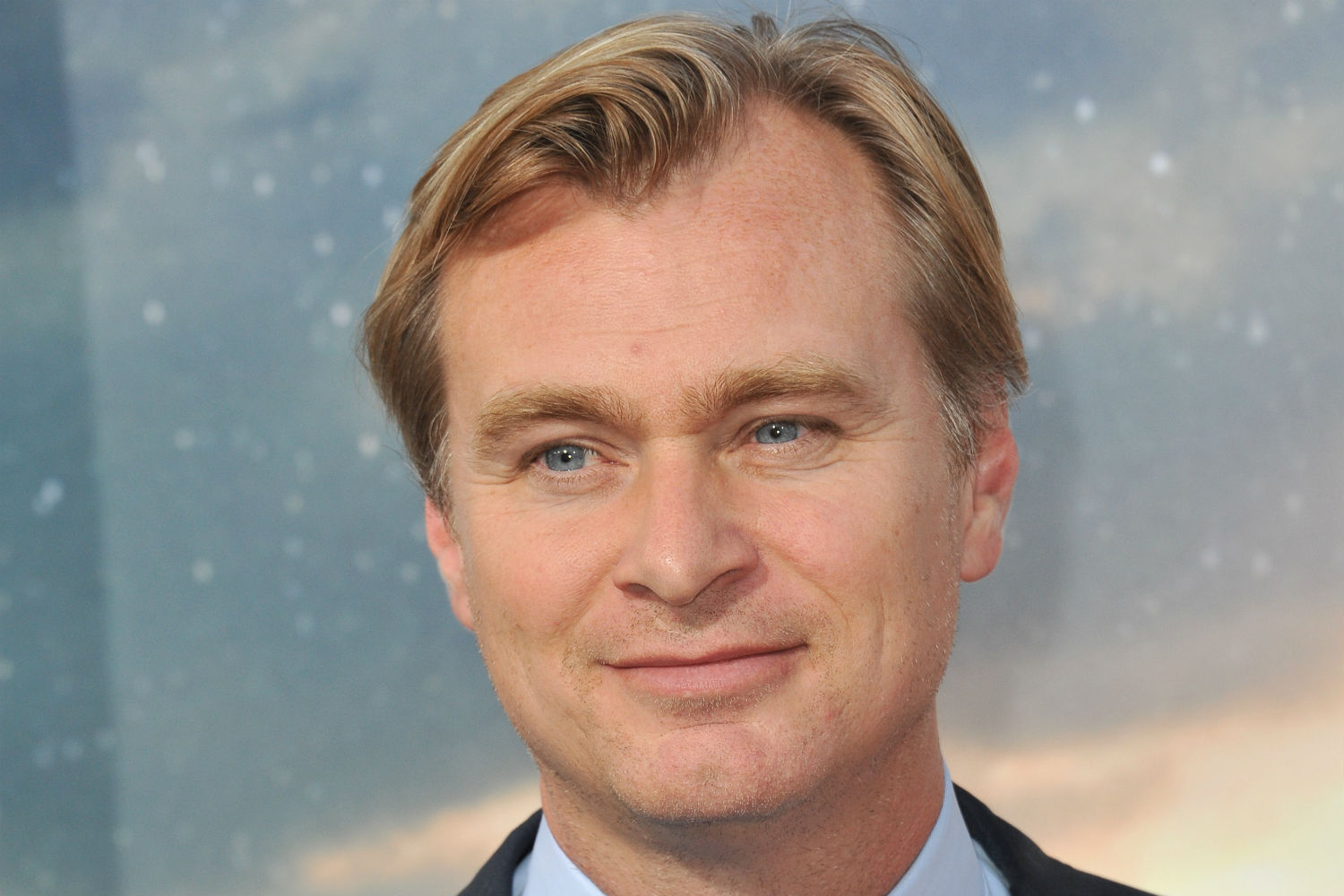 Close-up of Christopher Nolan.