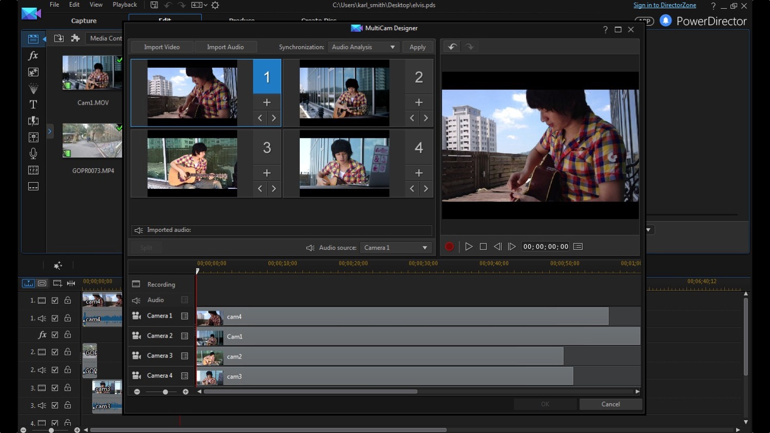 cyberlink director suite 4s new features include action cam video editing multicam designer enu