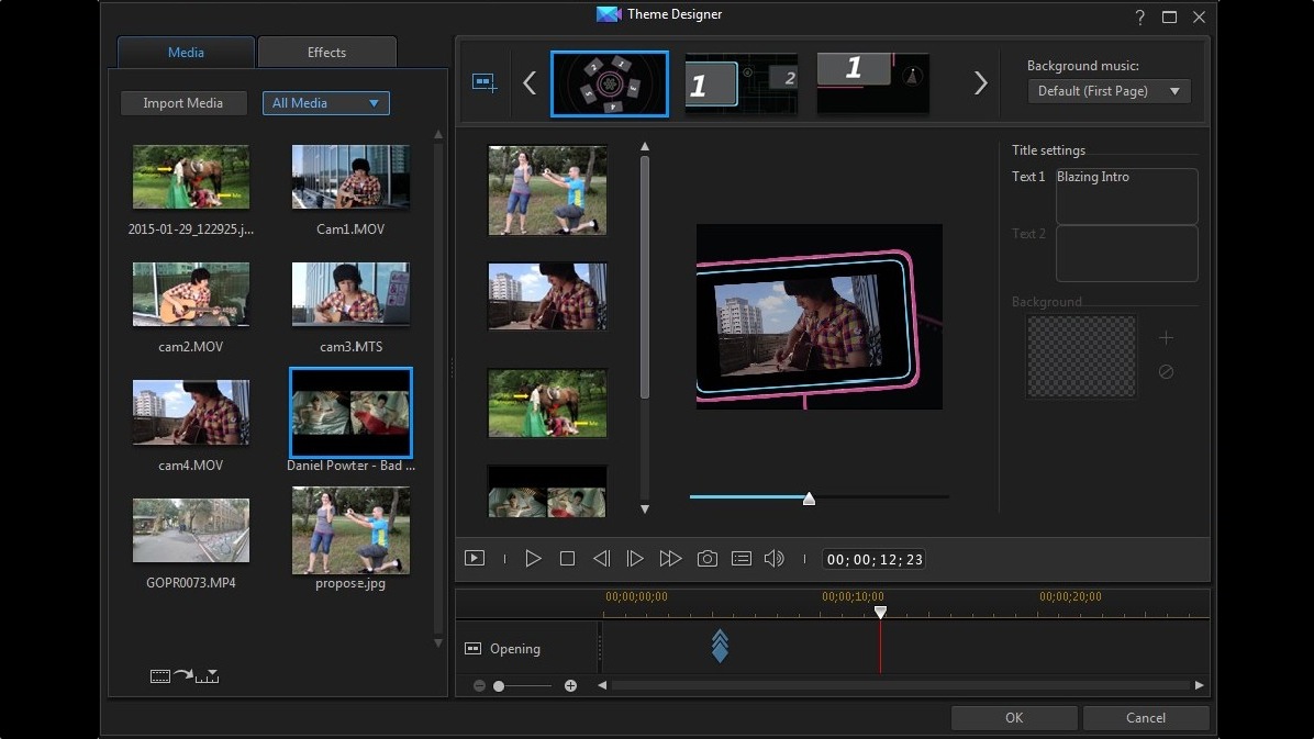 cyberlink director suite 4s new features include action cam video editing theme designer enu