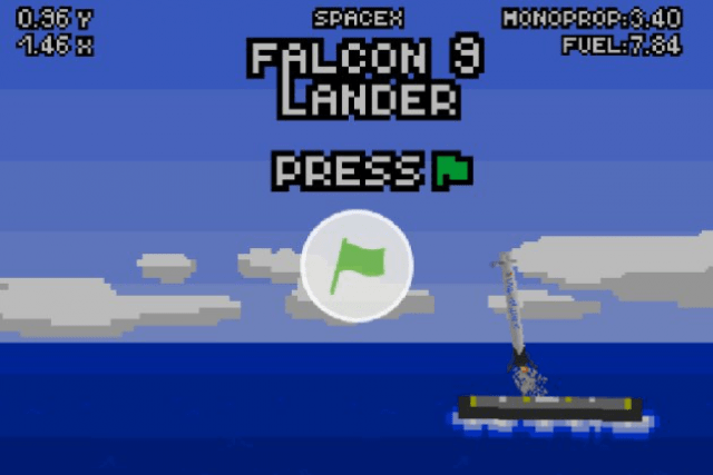 spacex falcon 9 lander