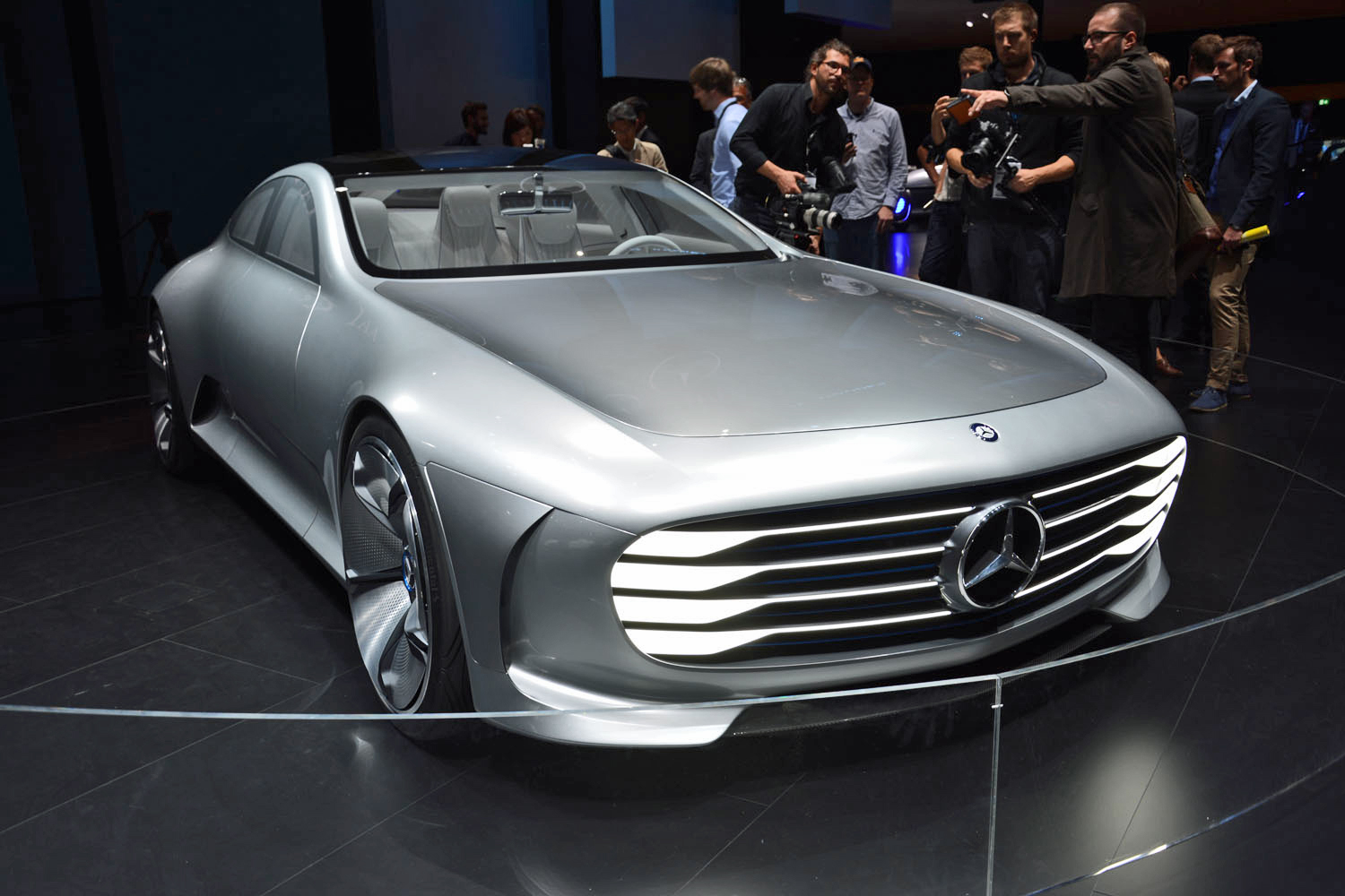 mercedes benz intelligent aerodynamic automobile pictures frankfurt iaa concept 1