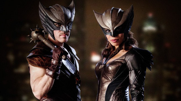 first images of hawkgirl and hawkman