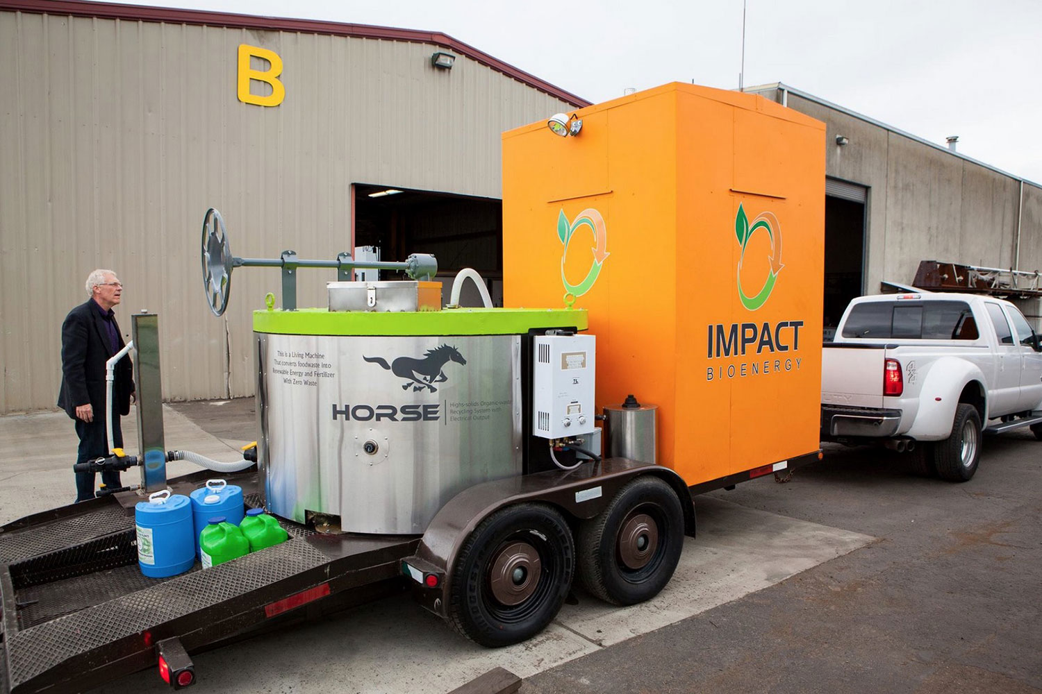 impact bioenergy horse portable biodigester kickstarter the