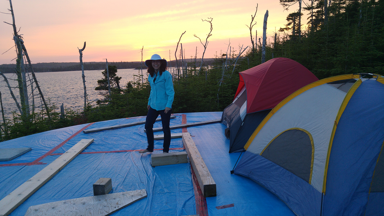 island yurt trip