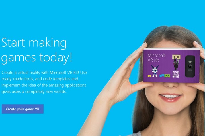 microsoft has its own cardboard vr competitor vrkit